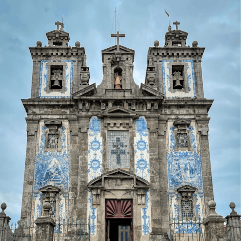 Check out the incredible Santa Ildefonso church – it's a few minutes away on foot