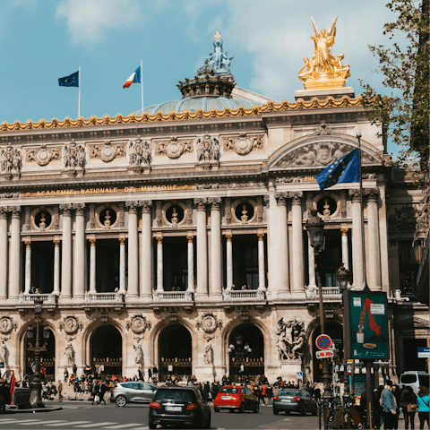Visit the Palais Garnier for a night of culture and music