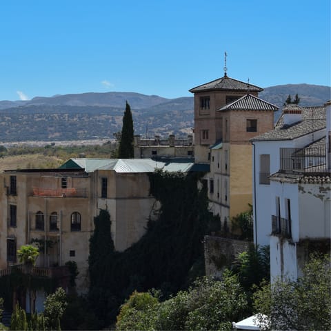 Explore Andalusia with a scenic drive to the picturesque town of Ronda