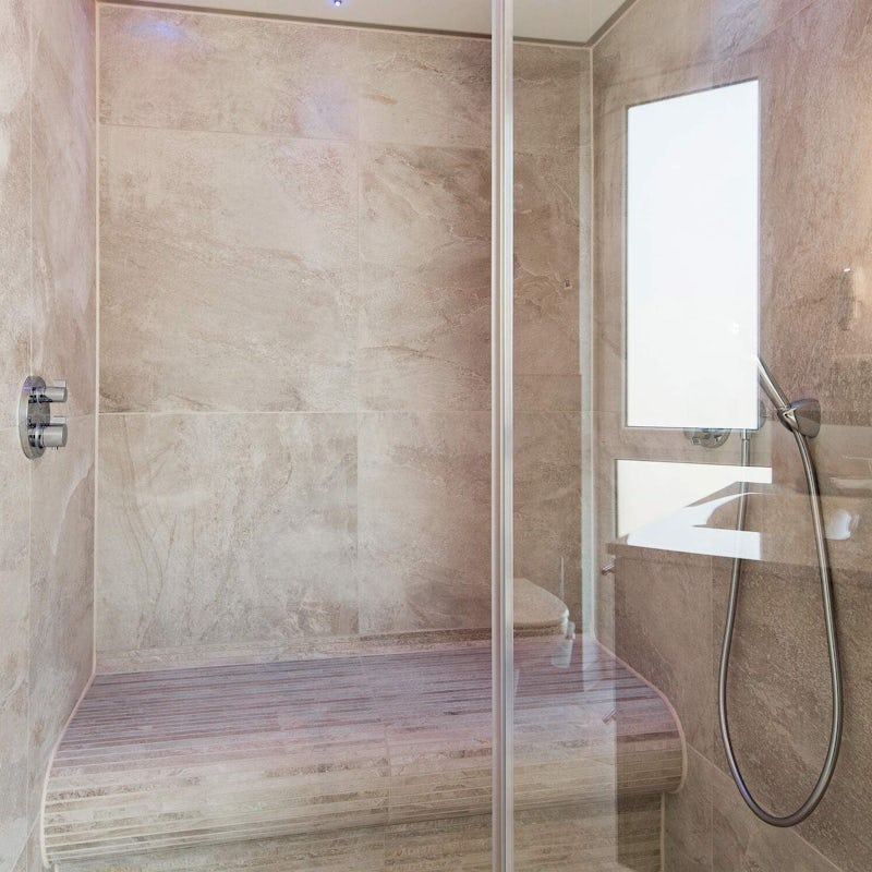 After a busy day exploring, relax and unwind in the steam bath