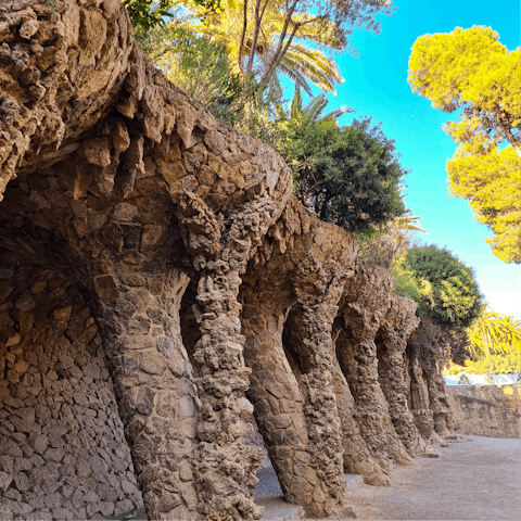 Visit the Güell Pavilions within walking distance