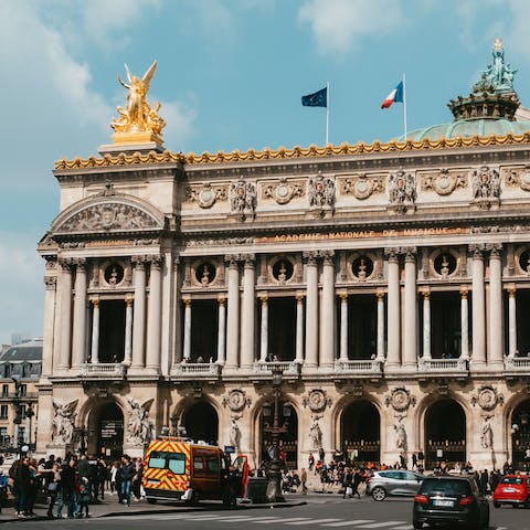 Soak up some culture with a visit to the Palais Garnier