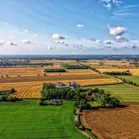 Discover the natural beauty of Suffolk, home to glorious coastline and lush greenery