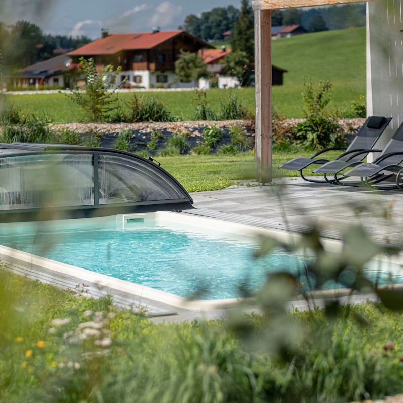 Dive into your pool and start the day with a few laps