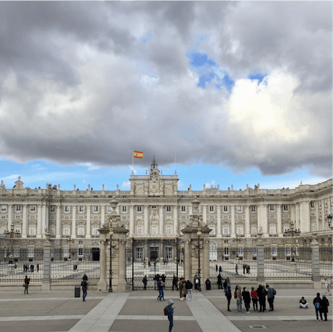 Take a guided tour of the Royal Palace of Madrid