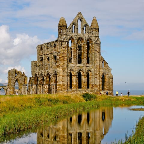 Walk to Whitby Abbey in less than fifteen minutes