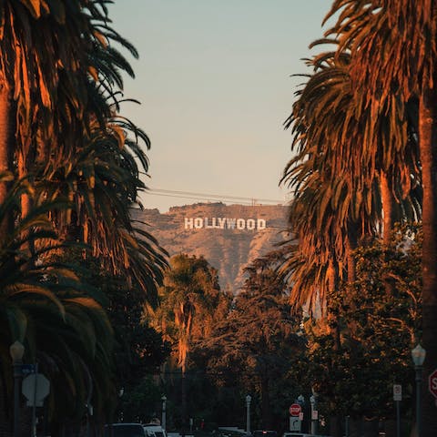 Discover the glamour of Hollywood Boulevard, just an eight-minute walk away