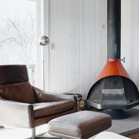 Grab a cosy corner by the living room fire