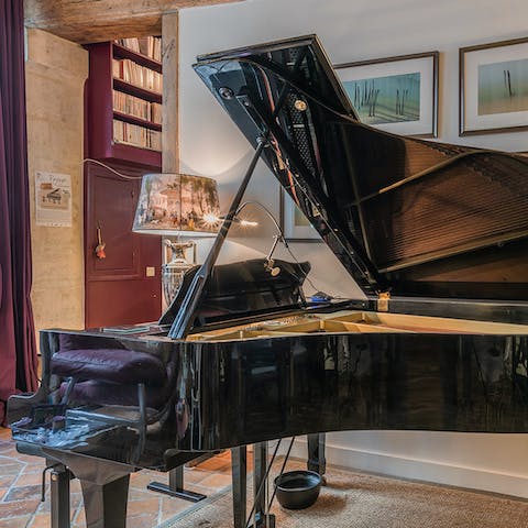 Treat your group to a performance on the grand piano