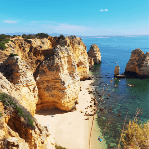 Stay in beautiful Lagos, close to some of the Algarve's most beautiful coves and beaches
