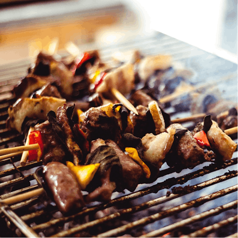 Rustle up a barbecue on the terrace