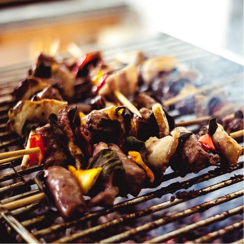 Rustle up a barbecue on the terrace