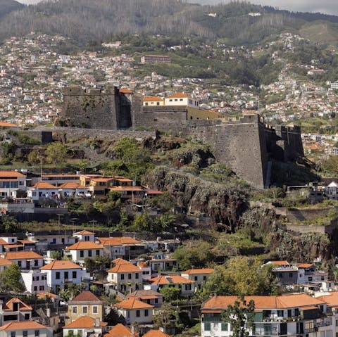 Explore the heart of Funchal, a five-minute stroll away