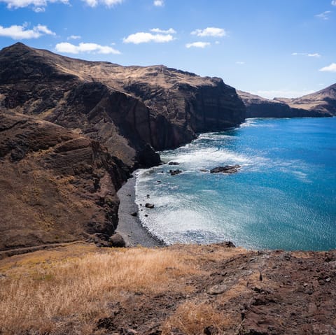 Explore the rugged coastline of Madeira, right on your doorstep