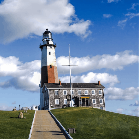 Drive the ten minutes to Montauk's famous lighthouse