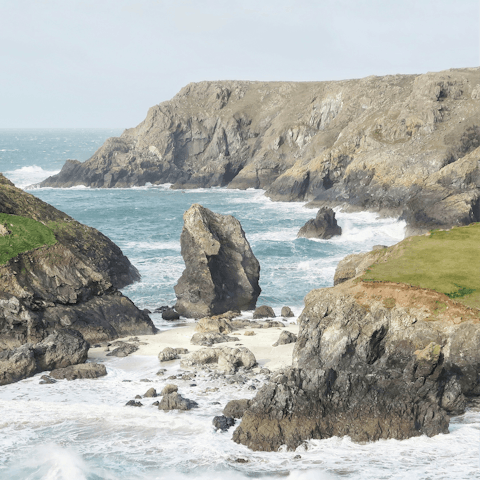 Put on your hiking boots and explore the coast of Cornwall