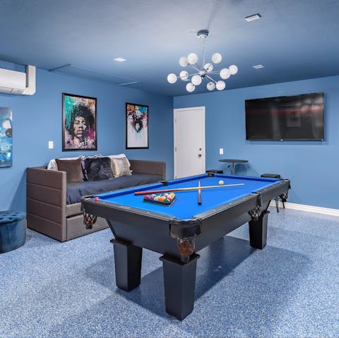 Sharpen your game at the pool table