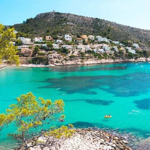 Discover the Jewel of the Costa Blanca from this home in Moraira