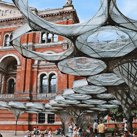 Walk just fourteen minutes to the V&A to take in an exhibit or two
