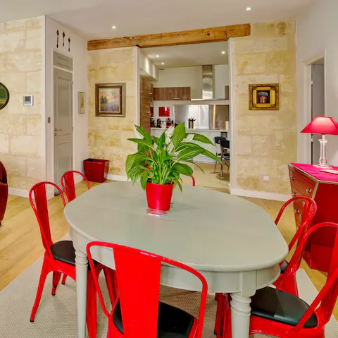Serve up some local culinary delights at the dining area