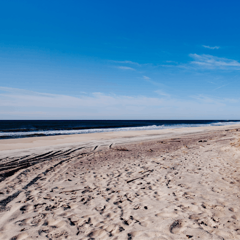 Drive to Two Mile Hollow Beach in just five minutes for a day on the sand