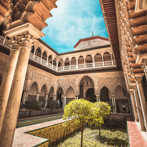 Explore the sublime Royal Alcázar of Seville