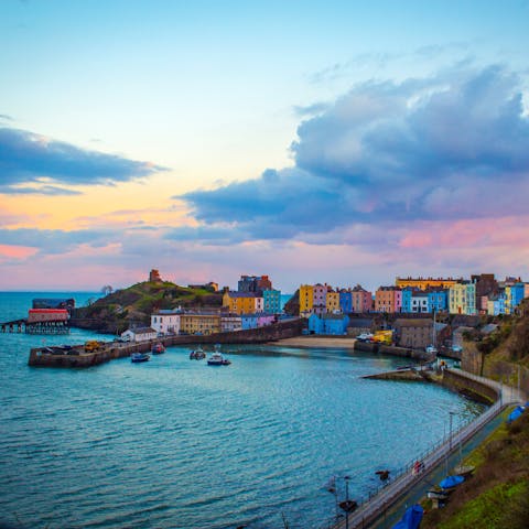 Soak up the delights of Tenby and stroll to the beach, just a stone's throw from the apartment