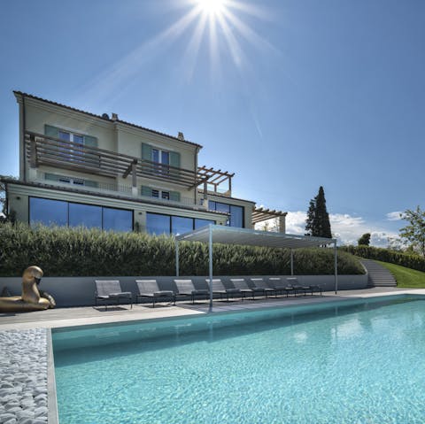 Cool down with a dip in the pool