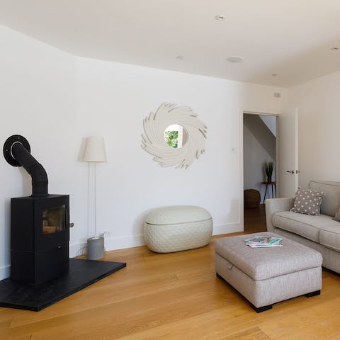 Light the fire and gather together for cosy movie nights