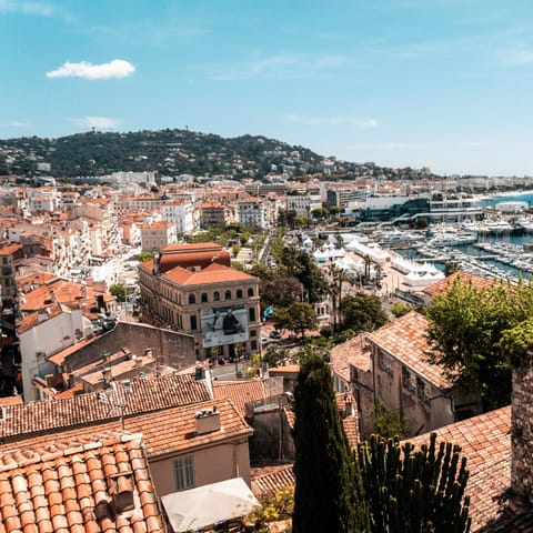 Stroll around the heart of Cannes before finding a quiet cafe for lunch