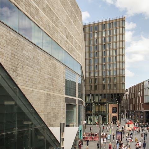 Indulge in a spot of retail therapy at Liverpool One, right on your doorstep