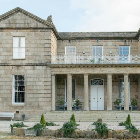 Stay in a fabulous Regency home in the countryside