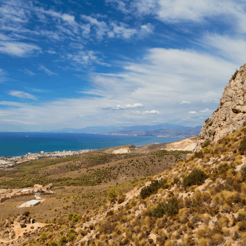 Stay in Benalmádena, just a fifteen-minute walk from Puerto Marina