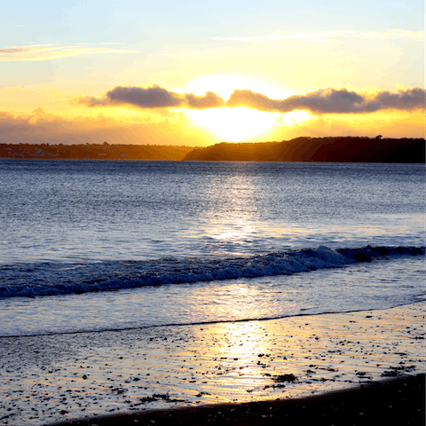 Spend the day at Paignton Beach – just metres away from your home