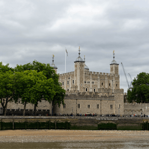 Soak up the history of the Tower of London, just a twenty-minute tube ride away