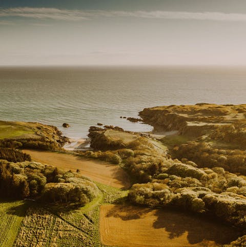 Make walks to Portpatrick's beaches the new routine – within walking distance