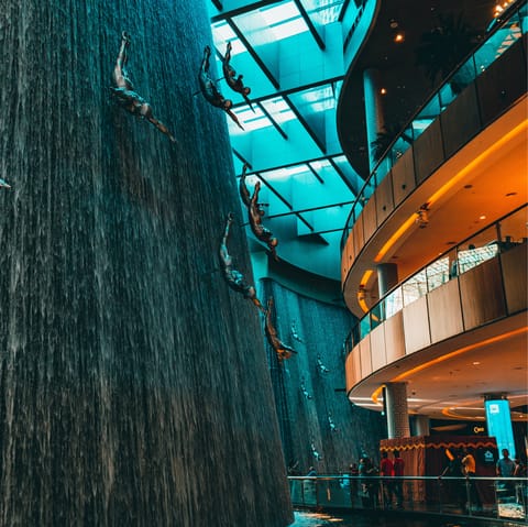 Explore the many delights of the nearby Dubai Mall