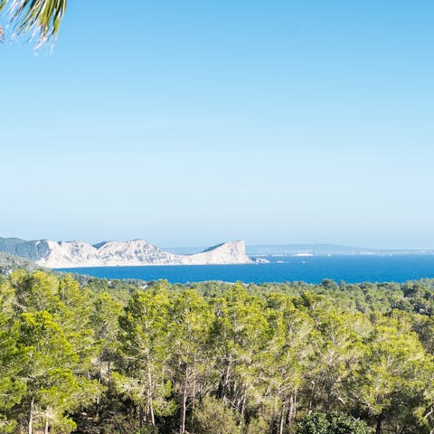 Immerse yourself in the mesmerising beauty of Ibiza from this home in Sant Josep de sa Talaia