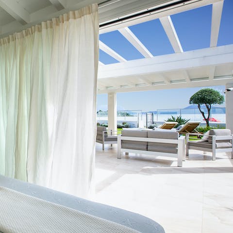 Wake up and step onto the balcony from your bedroom