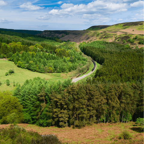 Explore the surrounding moorland and countryside – the train station is just five minutes away
