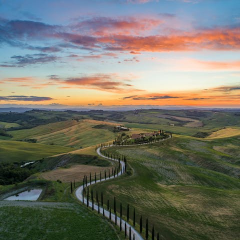 Explore the beautiful Tuscan countryside, right on your doorstep