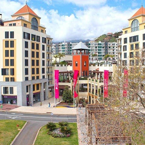 Shop until you drop at Funchal's Forum Mall – mere moments away