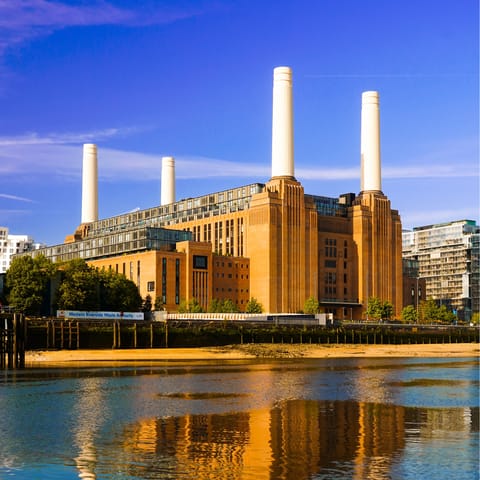 Head into the city and explore the regenerated Battersea Power Station