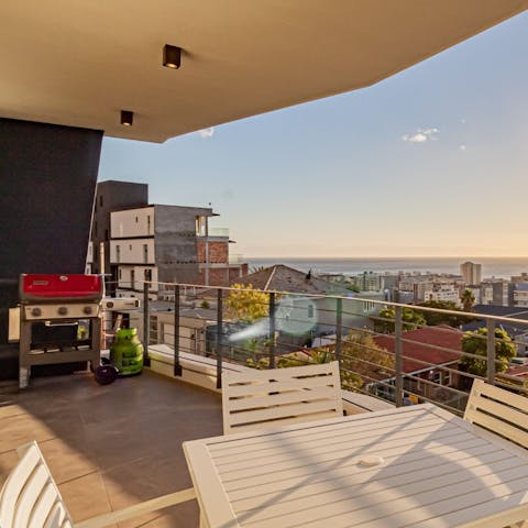 Cook up a BBQ and savour the beautiful scenery from your private balcony 