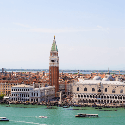 Explore Venice, including the Jewish quarter nearby