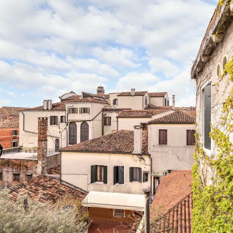 Take in the views over the teracotta rooftops