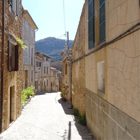 Stroll along the promenade to the historic old town