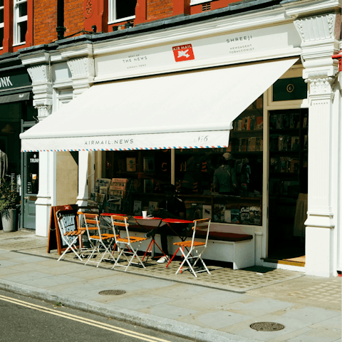 Wind your way to Marylebone for an uplifting coffee break