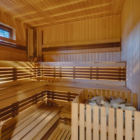 Find your balance and boost your serotonin by making use of the sauna