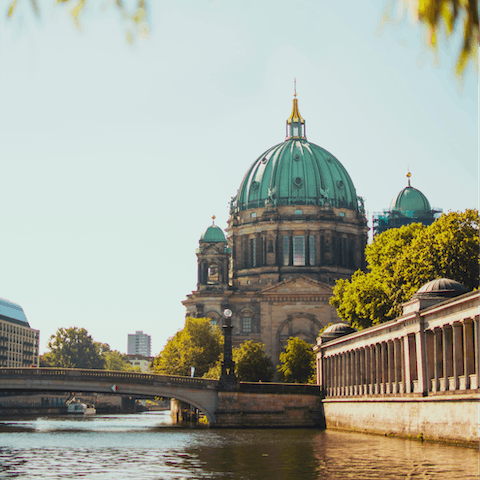 Explore Berlin from Mitte, a thirty-minute walk from Museum Island